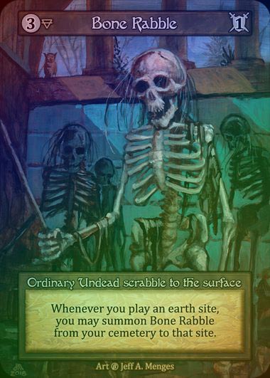 【FOIL】[Earth] Bone Rabble [beta-Ordinary]